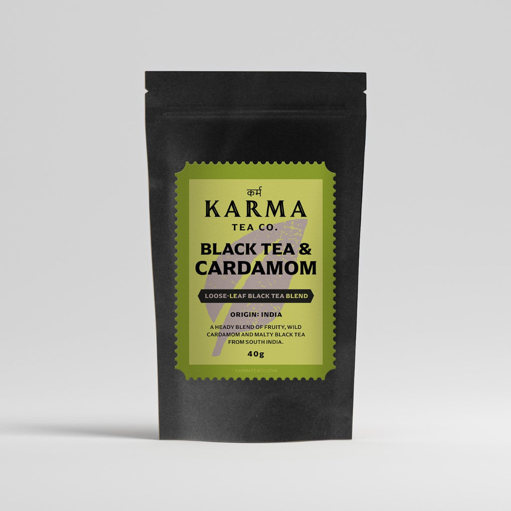 black tea, cardamom